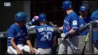 Josh Donaldson - John Gibbons DUGOUT ALTERCATION (Aug 17)