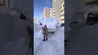 Massive Snow Load in the Yard: Vehicle Rescue Operation