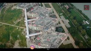 AIIMS  RISHIKESH  4K DRONE LAXMAN JHULA UTTARAKHAND LOCKDOWN 2020