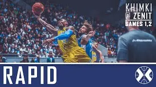 Khimki @ Zenit Games 1 and 2. VTB Playoffs [khimkibasketTV]
