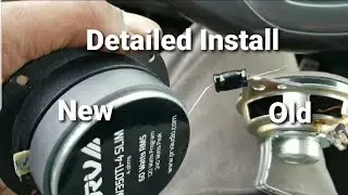 Замена передних динамиков 3.5 на PRV 3.5 TW350TI-4 Slim в Kia Optima SX 2012 года. Очень громкие ...