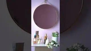 Minimal vanity organisation #homedecor #homeorganization #vanity #makeup