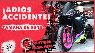 😘 ACCIDENTE EN MOTO, nueva OPORTUNIDAD / 😈  Yamaha R6 /Custom From Hell [P01]