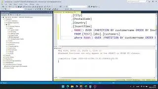 SQL Server 73 - RANK
