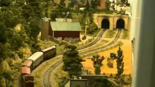 Train layout in St. Jacob's with EXTREME DETAIL!!!!