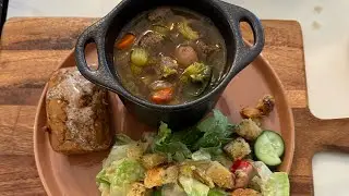 Beef and Vegetable Soup and Mini Pumpkin Loaves