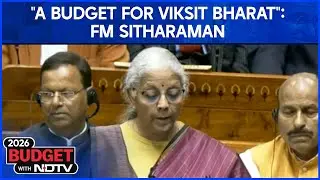 FM Nirmala Sitharaman Presents Budget 2026: 