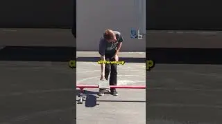 His first boardslide on a rail #shorts
