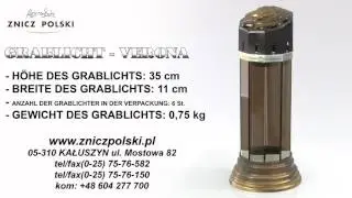 Grablichter Muster f&uuml;r Sonderanfertigung VERONA - Grableuchte , Grablichter Neuheiten