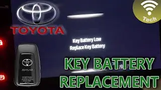 Toyota key battery replacement