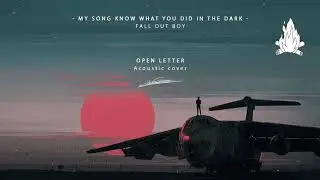 My songs know what you did in the dark - Fall Out Boy (acoustic cover)