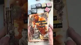 Reposting because of an audio issue: card fronts and tags! #mixedmedia #timholtz #rangerink