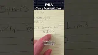 How the Carry Forward Limits work in the FHSA account