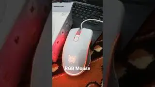 RGB gaming mouse pubg lover