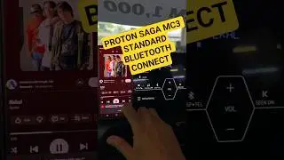 Cara connect atau sambungkan bluetooth Proton Saga MC3 Varian Standard dengan handphone.