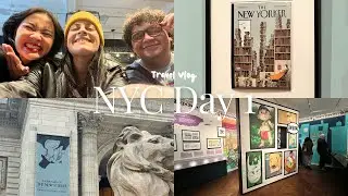 New York City Micro Vlog | Day 1 | Bagels | NY Public Library