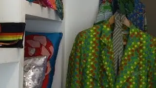 African textiles give dreary London a splash of colour