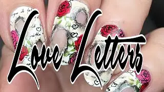 Old Love Letters 💌 How to make burn marks for Nail Art | Valentine's Day 2026 | Clear Jelly Stamper 