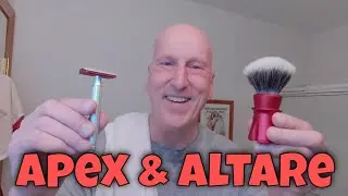 The Aylsworth Apex Razor and The Altare Brush.  Together for the First Time!