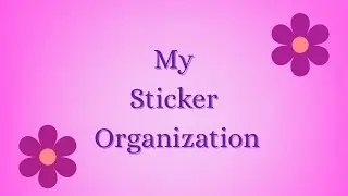My Planner Sticker Organization