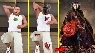 Franklin Wear Doctor Strange Mask To Become Heartless Doctor Strange in GTA 5