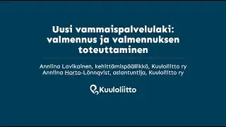 Vammaispalvelulakiwebinaari 3/25: Valmennus