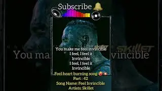 Feel Invincible📈💥 | song 😊💯Part : 42 #music #feelinvincible #trending #hitsong #english #again #get
