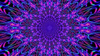 Blacklight Mandala Tunnel | Hypnotic Kaleidoscope Journey