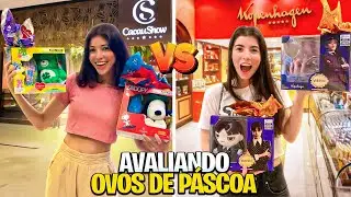 ABRINDO E AVALIANDO OVOS DE PÁSCOA CACAU SHOW Vs KOPENHAGEN !!!