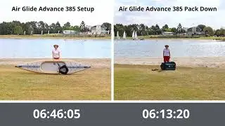 Air Glide Advance 385 Full Drop-stitch Kayak Set-up and Pack-away