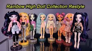 I restyled ALL of my Rainbow High Dolls at the same time 💕