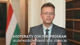Kooperatív Doktori Program 2023