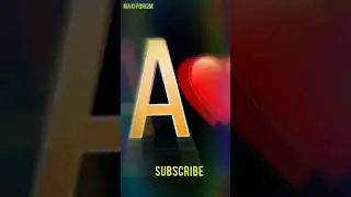 A💌 Letter 💌 Name wala status video # a letter name wala short video#short feed video