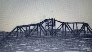 Canadian National Porler Street Railroad Swing Bridge  Green Bay, Wisconsin 