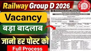 RRB Group D New Vacancy 2026 | Railway Group D Recruitment 2026