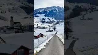 Swiss Alps Christmas Fairytale: A Magical Snowy Village🇨🇭🏔️❄️ #travel #switzerland