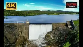 WAPPA DAM in overflow, Australia - 4K HD