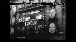 British Cinemagoers in 1945.  Archive film 97244