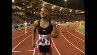 Merlene Ottey , Irina Privalova , Cathy Freeman, Mary Onyali - Womens 200m - 1994 World Cup London
