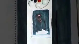 Moonlight capture with acrylic painting#subscribe now#shorts# trending#making everything easy#