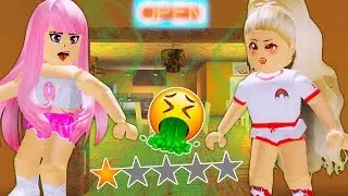 We Ate At The WORST REVIEWED RESTAURANT In Bloxburg! (Roblox)