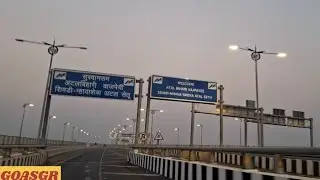 Mumbai to Goa 22km flyover Atal Setu Sea Route  Navi Mumbai #atalsetubridge #goa #roadtrip 