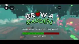 Playing grow a garden admin abuse Roblox 