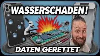 iPhone 14 Pro Max Wasserschaden 💧⚡️ Kurzschluss gefunden! Gerät wieder AN + Daten gerettet ✅