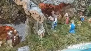 Presepe in polistirene e sughero 2020