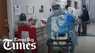 Window into virus surge: Death, recovery at Houston hospital