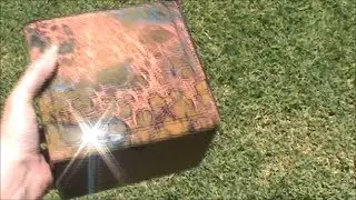 KMS 19 ~ Acrylic Pour & Resin Cigar Box