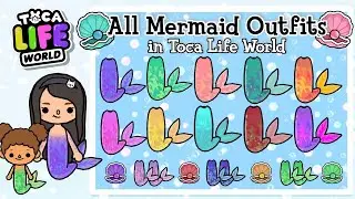 ALL SECRET MERMAID OUTFITS in TOCA LIFE WORLD | TOCA BOCA | NecoLawPie