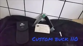 custom buck 110 unboxing and overview