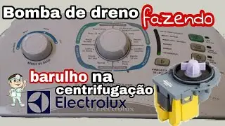 Electrolux ltc10, barulho na centrifugação, bomba de dreno fazendo barulho, como trocar